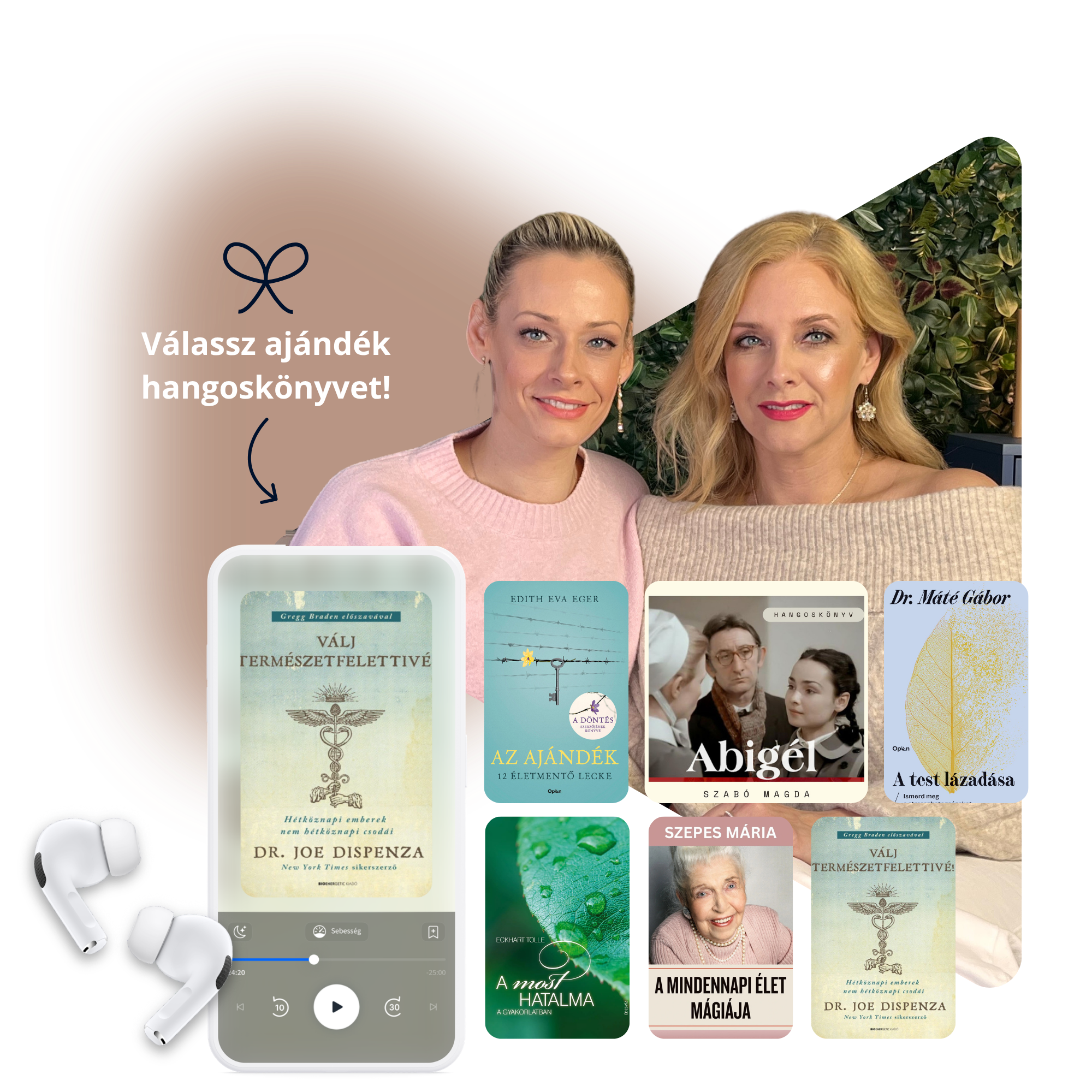 Lélekközösség  a promociós Voiz hangoskönyvekkel