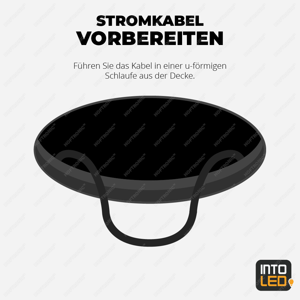 stromkabel vorbereiten