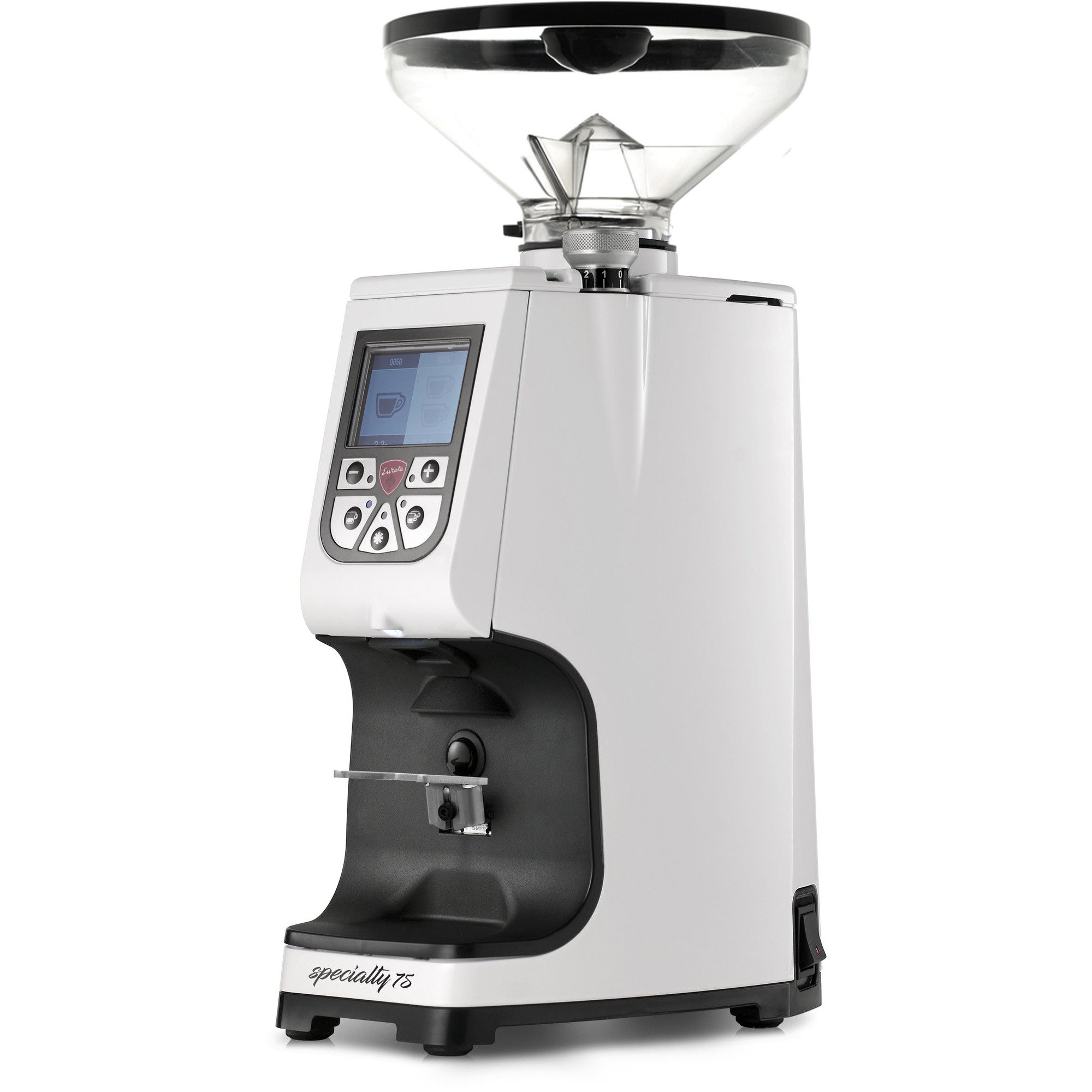 Eureka ATOM Specialty 75 elektronisk kaffekværn, hvid