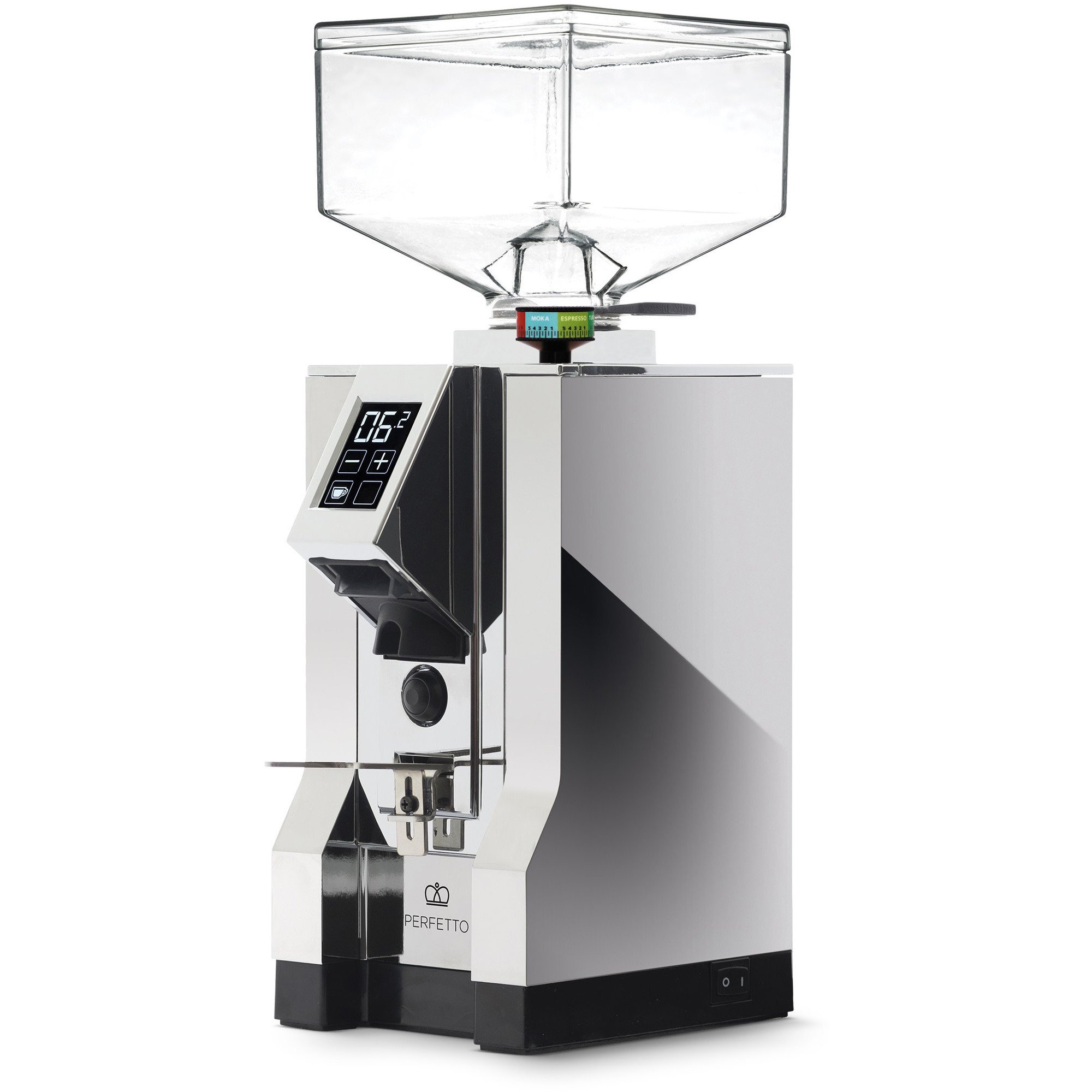 Eureka MIGNON Perfetto elektronisk kaffekværn, forkromet stål