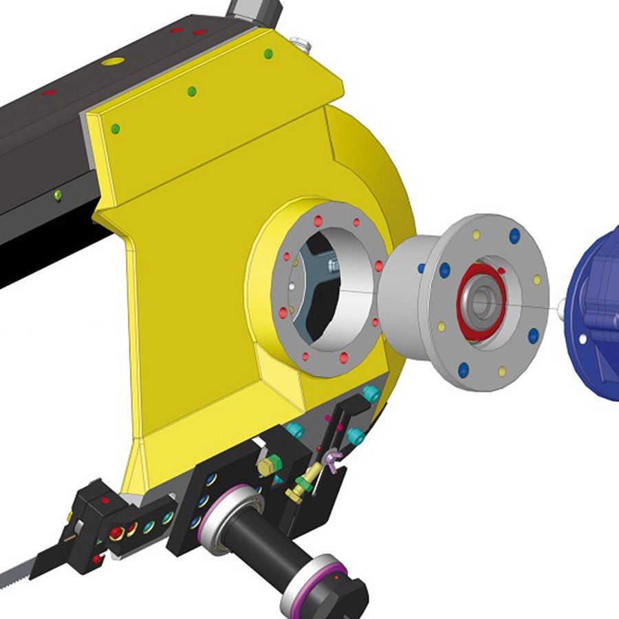 2fd4f82f FMB manual bandsaw machine saturn G flange assembly 900px