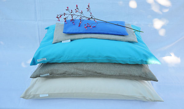 Buckwheat hulls pillows