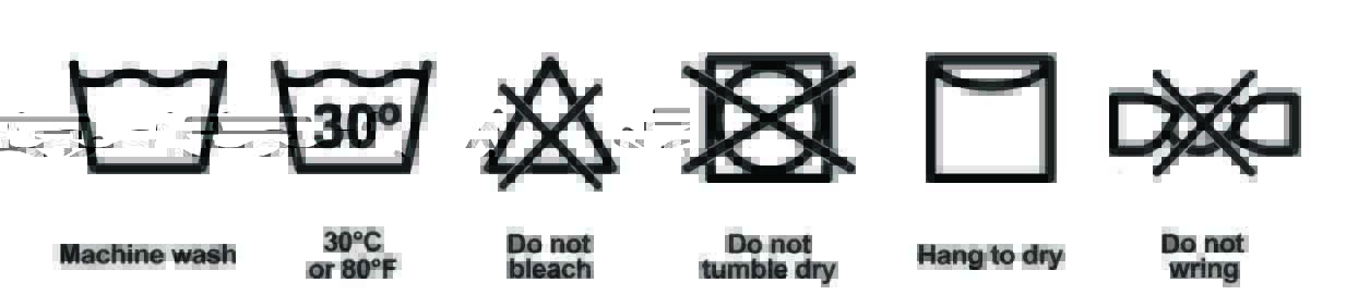 organic fabrics washing instruction