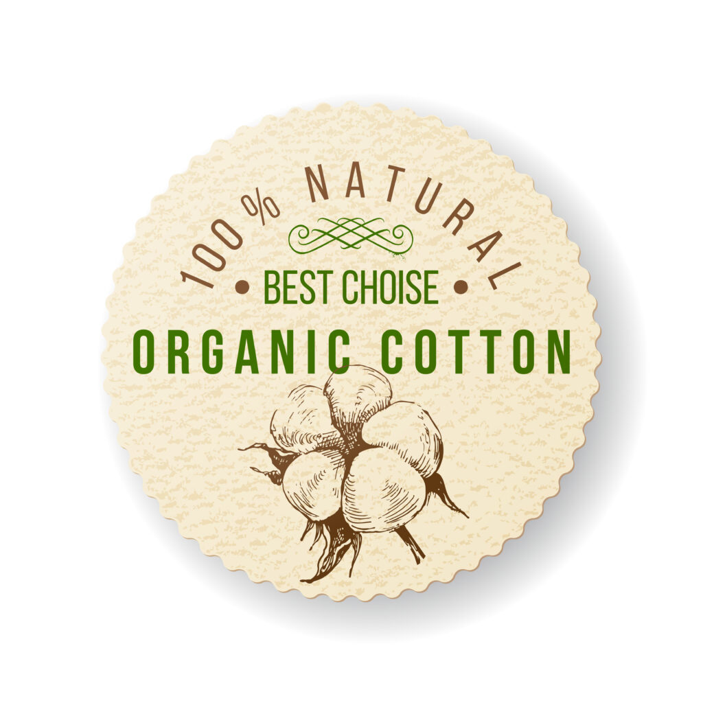 Organic cotton label