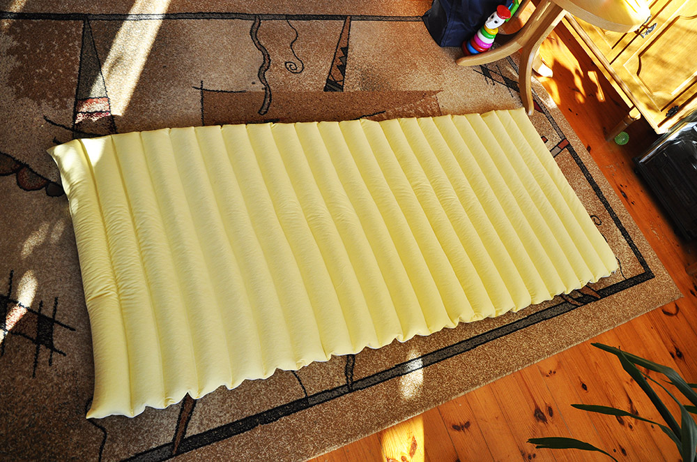 Organic twin mattress with buckwheat filling: how simple floor sleeping