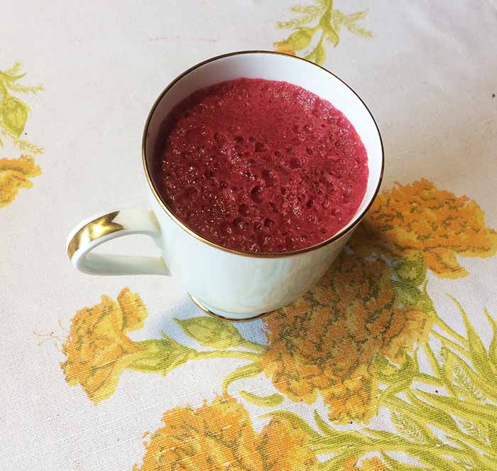 raw beeetroot morning