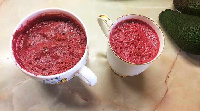 beetroot carrots and apples juice