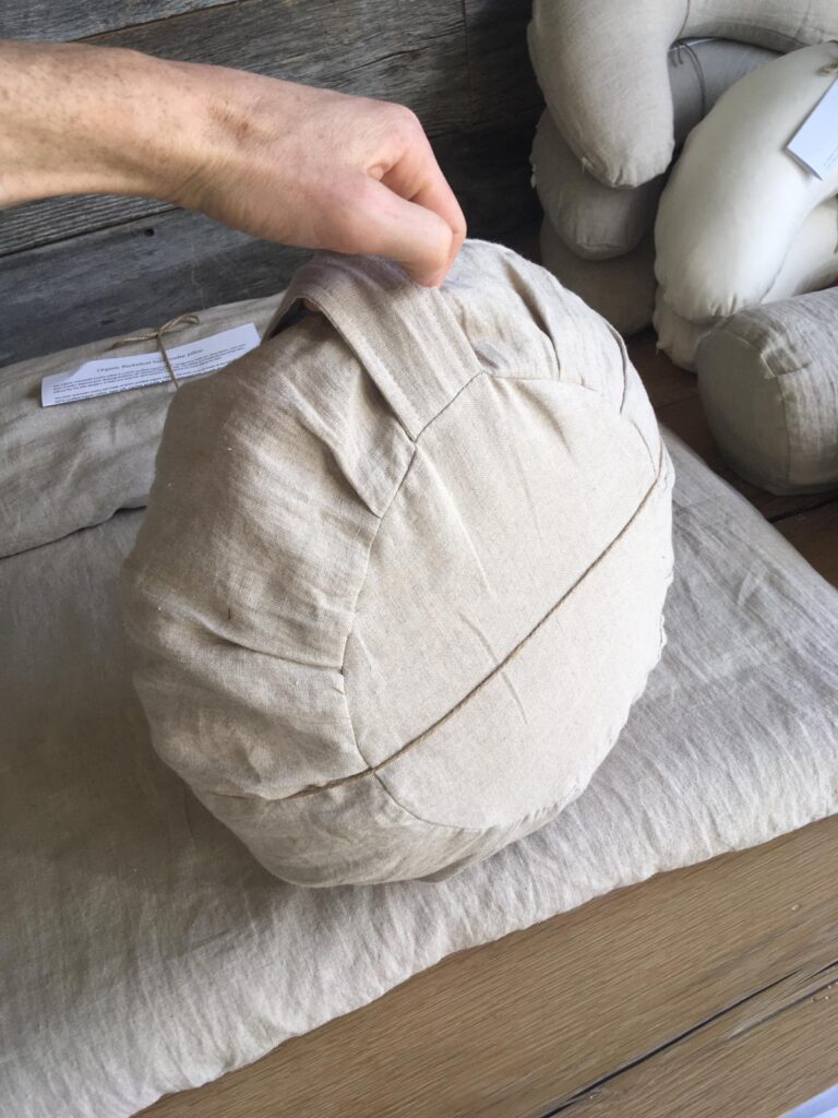 Organic zafu pillow