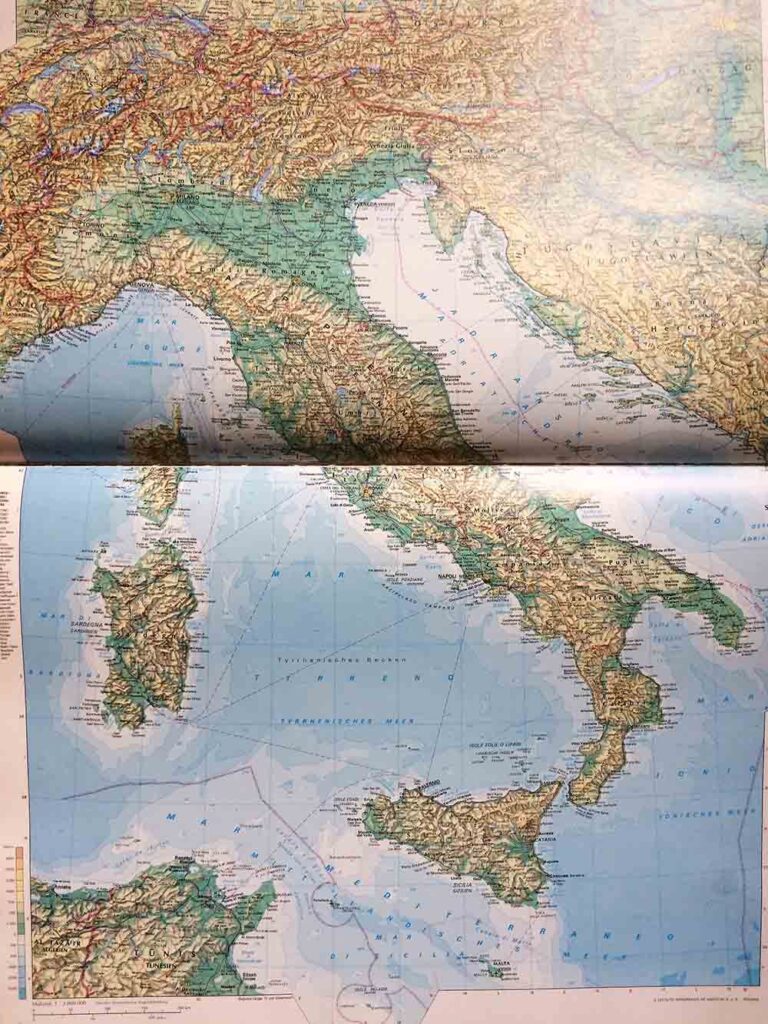 How to live a long life: Map of Italy