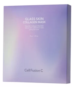Cell Fusion C Glass Skin Collagen Masks Zestaw Wygladzajacych Masek Hydrozelowych z Efektem Glass Skin 5x35g