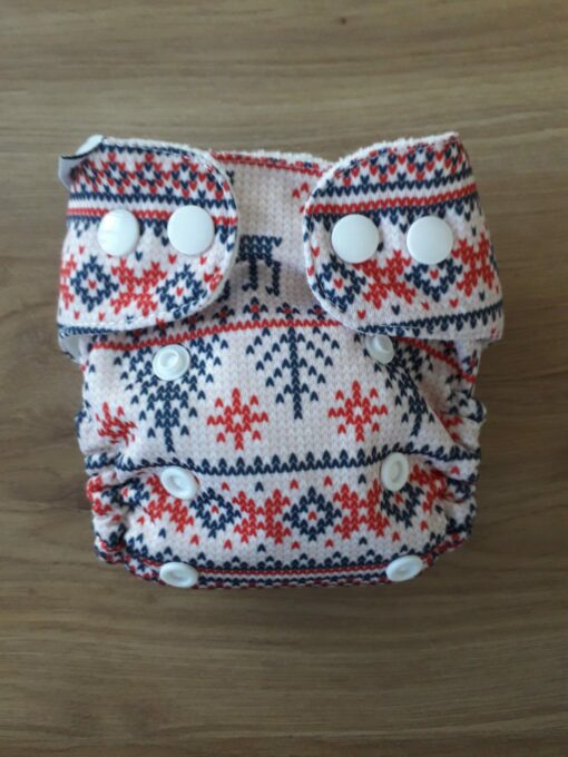 AIO noworodkowe rozmiar S – Reniferki