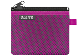 Traveller Zip-Beutel WOW, S, 2 Fächer, 14x10,5 cm, 2 Fächer, pink