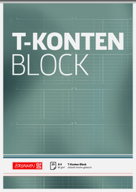 T-Konten-Block A4 25Bl