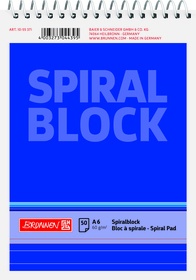 Spiralnotizblock A6 50Bl lin