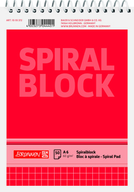 Spiralnotizblock A6 50Bl.kar.
