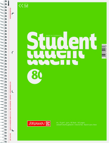 Collegebl. A4 80Bl. TCF unlin