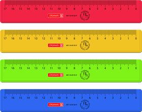 Lineal 17cm links