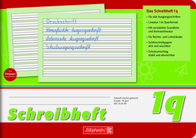 Schreibheft 1q A5 quer