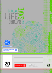 Heft A4 16Bl Lin20 RCP