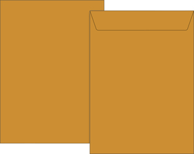 Versandtasche C5 braun 100 St.