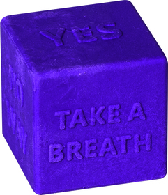 Radierg. Würfel-Form CC purple