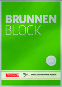 Briefbl. A4 90g BRUNNEN unl.Premium