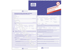 Einheitsmietvertrag selbstdurchschreibend im Bogenfo...