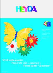 Strohseide Mappe 25x35 sort