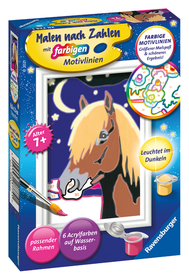 Malen nach Zahlen Treues Pferd