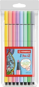 Fasermaler pen 68 pastel Etui8ST/8 Fa