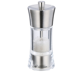 Salzmühle AACHEN 14 cm Edelstahl/Acryl