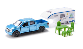 Siku Modellauto Metall Ford F150 Pick-Up Camper