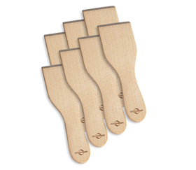 Raclette-Schaber, Holz 8 Stück