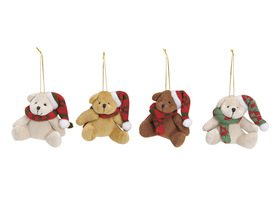 Hänger Plüschbär 2-fach sortiert, 9x1