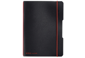 Notizh.flex PP A5/40 kar.schwarz