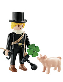 Schornsteinfeger Mit Glücksschwe