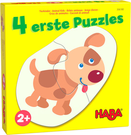 4 erste Puzzles – Tierkinder