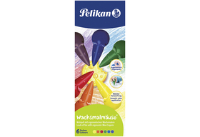 PELIKAN Wachsmalstifte 501/6 Wachsmal