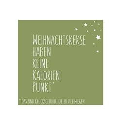 Serviette  Weihnachtskekse  33 x 33 cm 20er Packung