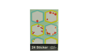 Sticker, Größe: 11,5 x 17 cm, Druchmesser: 5,3 cm