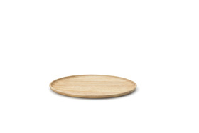 Tablett oval, Gummibaum 23,5x15,5x1,2cm