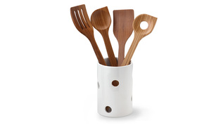 Utensilienbehälter, Keramik Ø 10x15cm