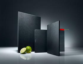 Schneidebrett BAND, Duracore schwarz 34,5x24x0,7cm