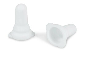 Tüllenverschluss ø 20 x 35 mm Weiß