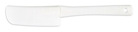 Mini-Teigschaber 2,5 x 15 cm Weiss Kunststoff