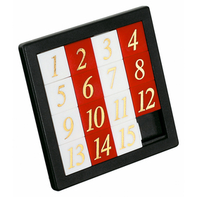Zahlen-Schiebepuzzle im Display
