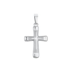 Amor Motivanhänger 925 Sterling Silber Unisex Kreuz