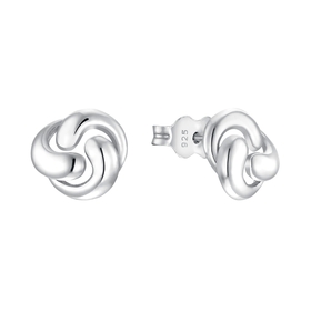 Amor Ohrstecker 925 Sterling Silber Damen Knoten