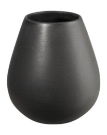 Vase, black iron