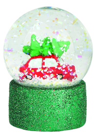 Glitzer-Schneekugel Winterwunder